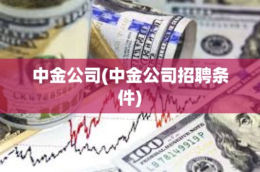 中金公司(中金公司招聘条件)