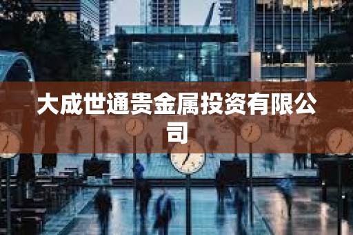 大成世通贵金属投资有限公司