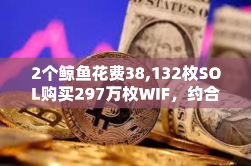 2个鲸鱼花费38,132枚SOL购买297万枚WIF，约合500万美元