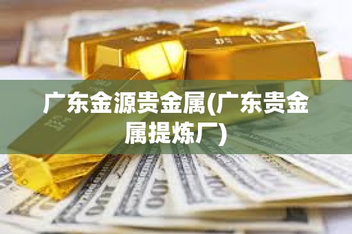 广东金源贵金属(广东贵金属提炼厂)