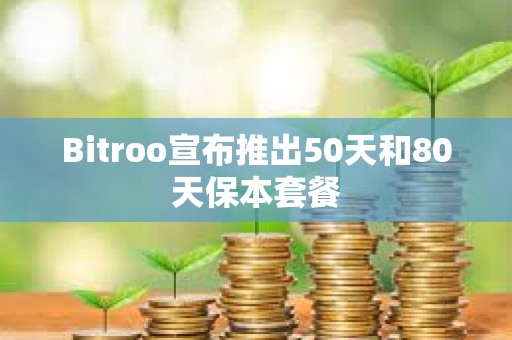 Bitroo宣布推出50天和80天保本套餐