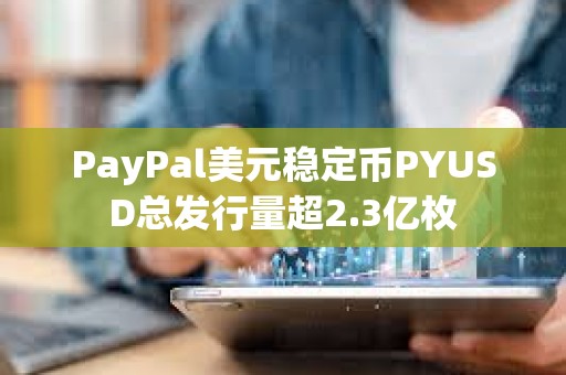 PayPal美元稳定币PYUSD总发行量超2.3亿枚