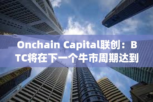 Onchain Capital联创：BTC将在下一个牛市周期达到20万美元