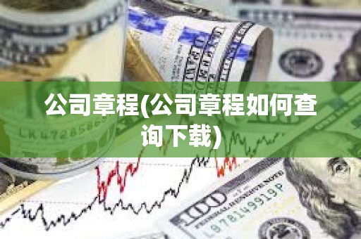 公司章程(公司章程如何查询下载)