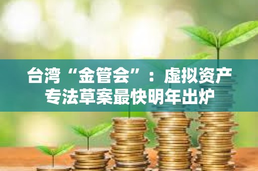 台湾“金管会”：虚拟资产专法草案最快明年出炉