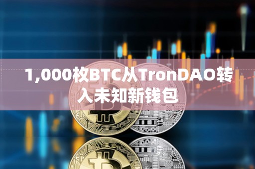 1,000枚BTC从TronDAO转入未知新钱包