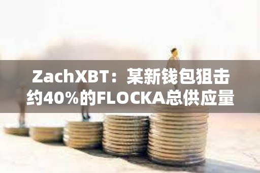 ZachXBT：某新钱包狙击约40%的FLOCKA总供应量