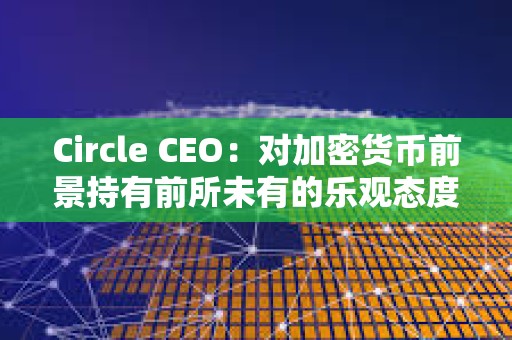 Circle CEO：对加密货币前景持有前所未有的乐观态度