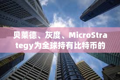 贝莱德、灰度、MicroStrategy为全球持有比特币的前三大公司