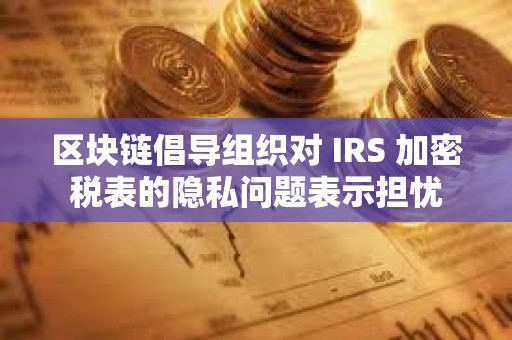 区块链倡导组织对 IRS 加密税表的隐私问题表示担忧