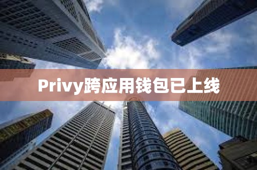 Privy跨应用钱包已上线