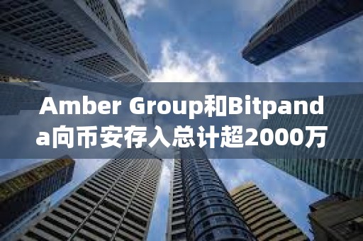 Amber Group和Bitpanda向币安存入总计超2000万美元AGIX和OCEAN