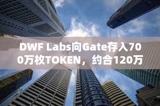 DWF Labs向Gate存入700万枚TOKEN，约合120万美元