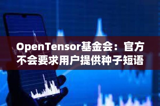 OpenTensor基金会：官方不会要求用户提供种子短语等信息，当心此类诈骗