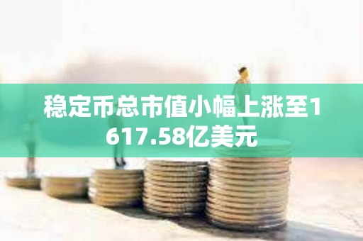 稳定币总市值小幅上涨至1617.58亿美元