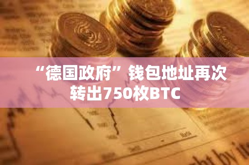 “德国政府”钱包地址再次转出750枚BTC