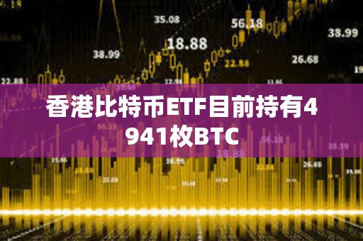 香港比特币ETF目前持有4941枚BTC