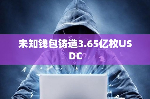 未知钱包铸造3.65亿枚USDC