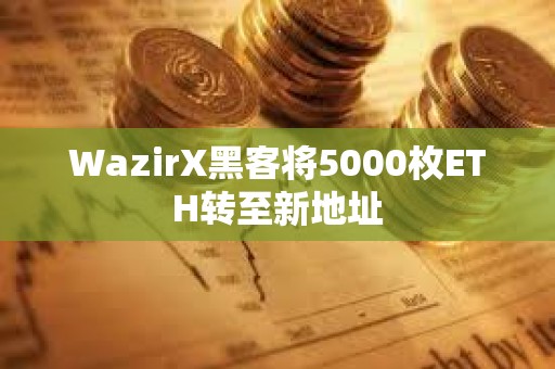 WazirX黑客将5000枚ETH转至新地址