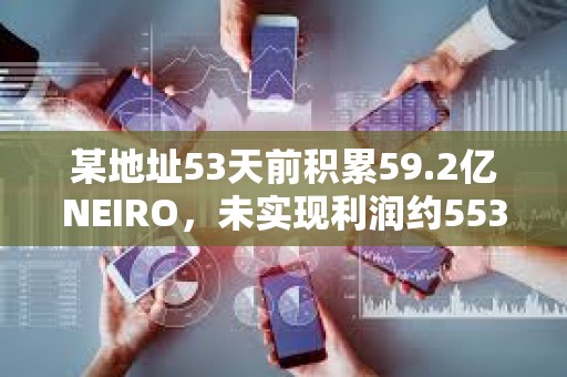 某地址53天前积累59.2亿NEIRO，未实现利润约553万美元