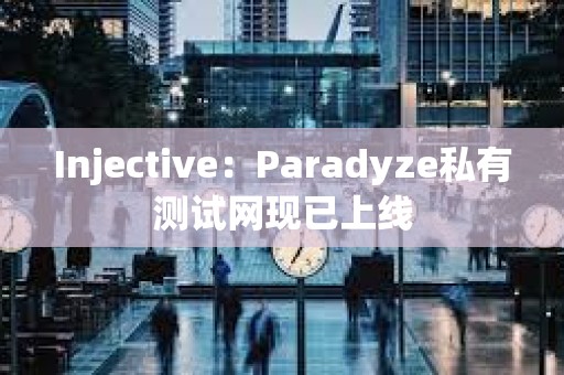 Injective：Paradyze私有测试网现已上线