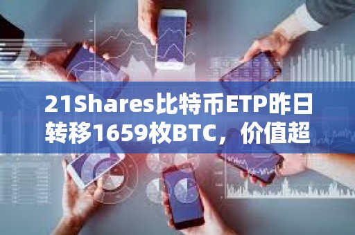 21Shares比特币ETP昨日转移1659枚BTC，价值超1.14亿美元