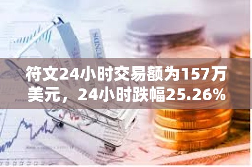 符文24小时交易额为157万美元，24小时跌幅25.26%