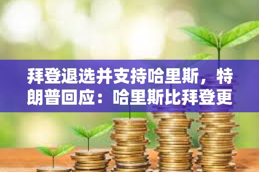 拜登退选并支持哈里斯，特朗普回应：哈里斯比拜登更容易击败