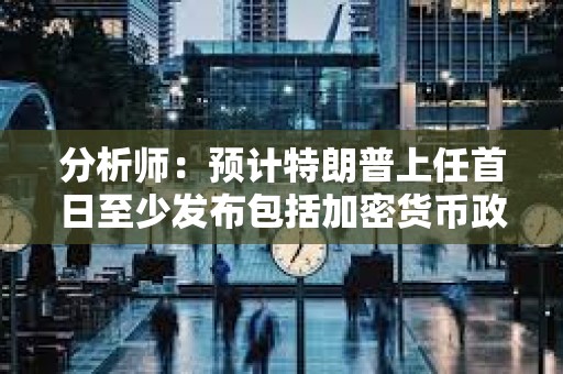 分析师：预计特朗普上任首日至少发布包括加密货币政策等25项行政命令