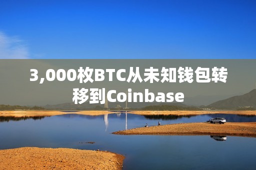 3,000枚BTC从未知钱包转移到Coinbase