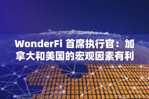 WonderFi 首席执行官：加拿大和美国的宏观因素有利于比特币价格