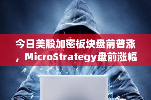 今日美股加密板块盘前普涨，MicroStrategy盘前涨幅4.2%