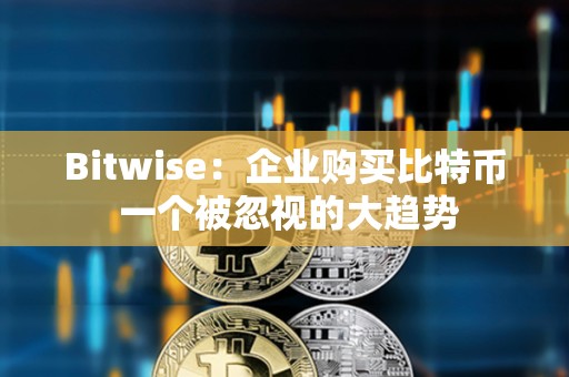 Bitwise：企业购买比特币 一个被忽视的大趋势