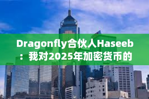 Dragonfly合伙人Haseeb：我对2025年加密货币的6个预测