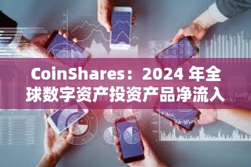 CoinShares：2024 年全球数字资产投资产品净流入 442 亿美元