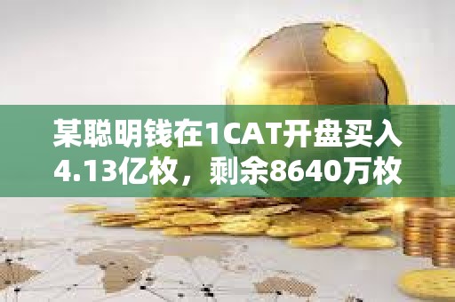 某聪明钱在1CAT开盘买入4.13亿枚，剩余8640万枚浮盈21万美元