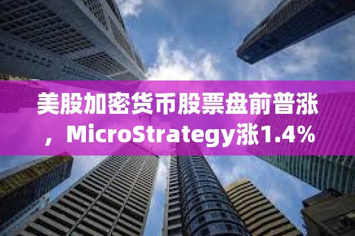 美股加密货币股票盘前普涨，MicroStrategy涨1.4%