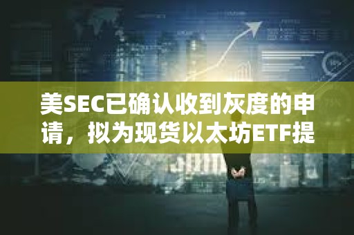 美SEC已确认收到灰度的申请，拟为现货以太坊ETF提供质押功能