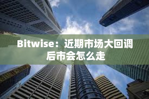 Bitwise：近期市场大回调 后市会怎么走