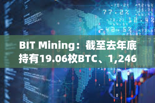 BIT Mining：截至去年底持有19.06枚BTC、1,246枚ETH、760万枚DOGE等加密资产