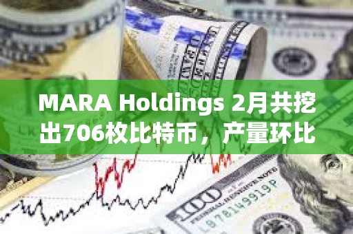 MARA Holdings 2月共挖出706枚比特币，产量环比下降6%