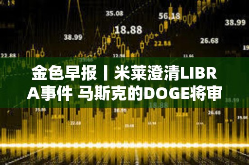 金色早报丨米莱澄清LIBRA事件 马斯克的DOGE将审计SEC