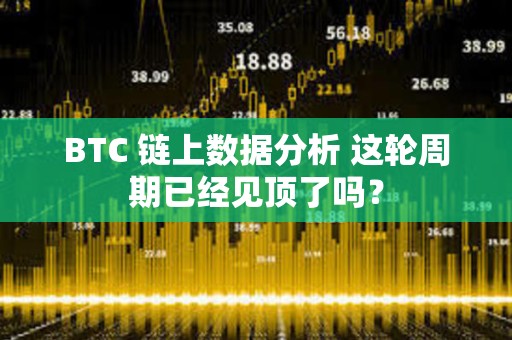 BTC 链上数据分析 这轮周期已经见顶了吗？