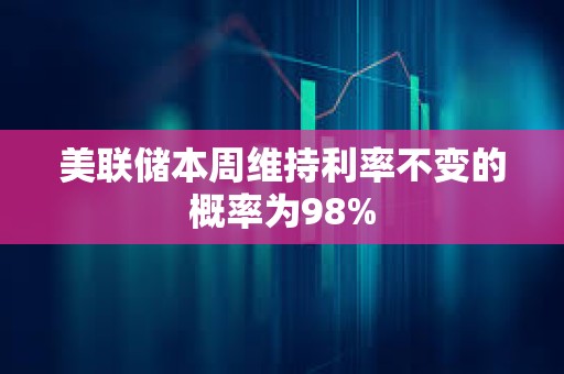 美联储本周维持利率不变的概率为98%