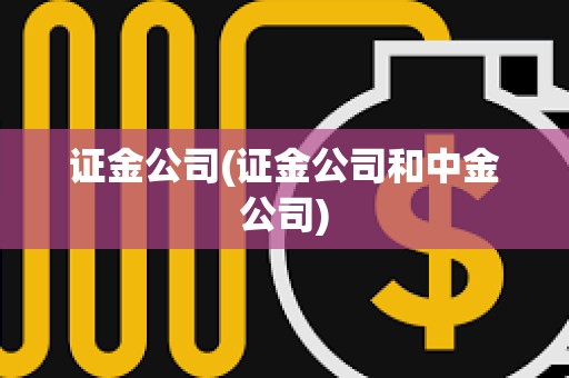 证金公司(证金公司和中金公司)