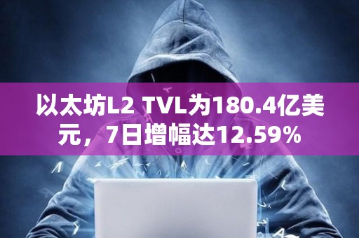 以太坊L2 TVL为180.4亿美元，7日增幅达12.59%