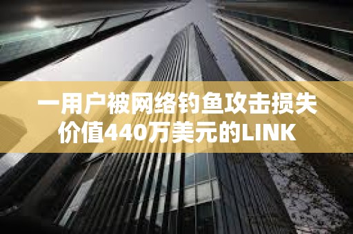 一用户被网络钓鱼攻击损失价值440万美元的LINK