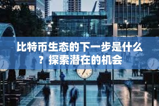 比特币生态的下一步是什么？探索潜在的机会