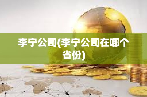 李宁公司(李宁公司在哪个省份)