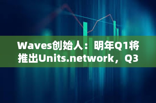 Waves创始人：明年Q1将推出Units.network，Q3-Q4进行Waves L1可扩展性升级